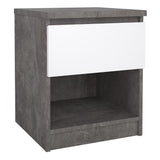 Naia Bedside 1 Drawer 1 Shelf