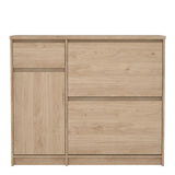 Naia Shoe Cabinet with 2 Flip Down Doors 1 Door and 1 Drawer