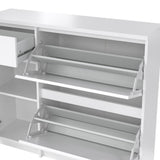 Naia Shoe Cabinet with 2 Flip Down Doors 1 Door and 1 Drawer