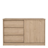 Naia Storage Unit with 1 Sliding Door and 3 Drawers