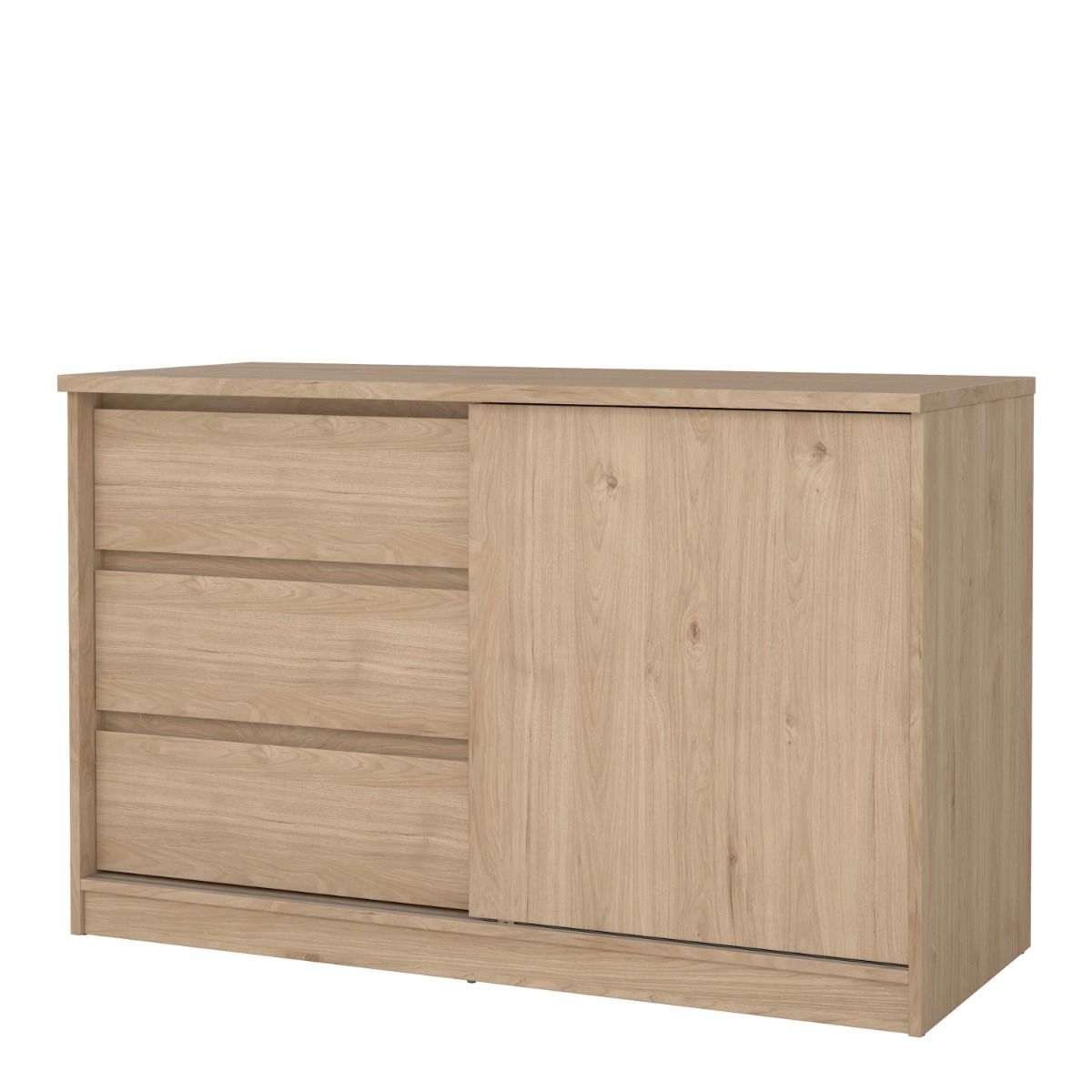 Naia Storage Unit with 1 Sliding Door and 3 Drawers