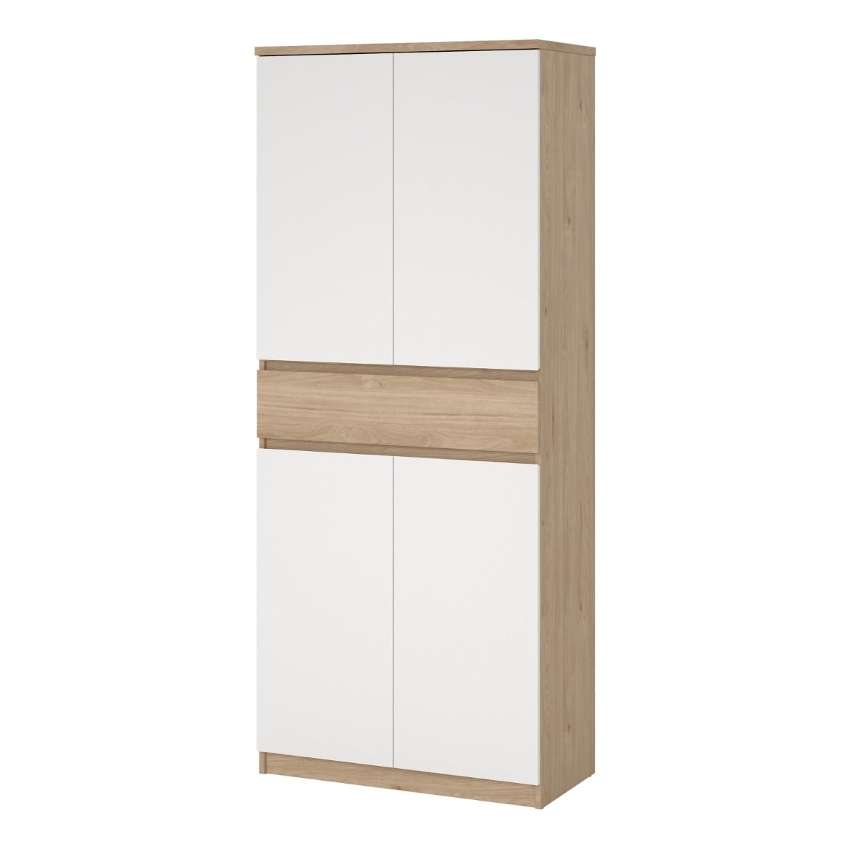Naia Tall Shoe Cabinet with 4 Doors and 1 Drawer