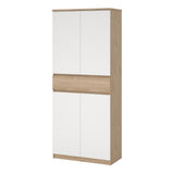 Naia Tall Shoe Cabinet with 4 Doors and 1 Drawer