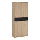 Naia Tall Shoe Cabinet with 4 Doors and 1 Drawer