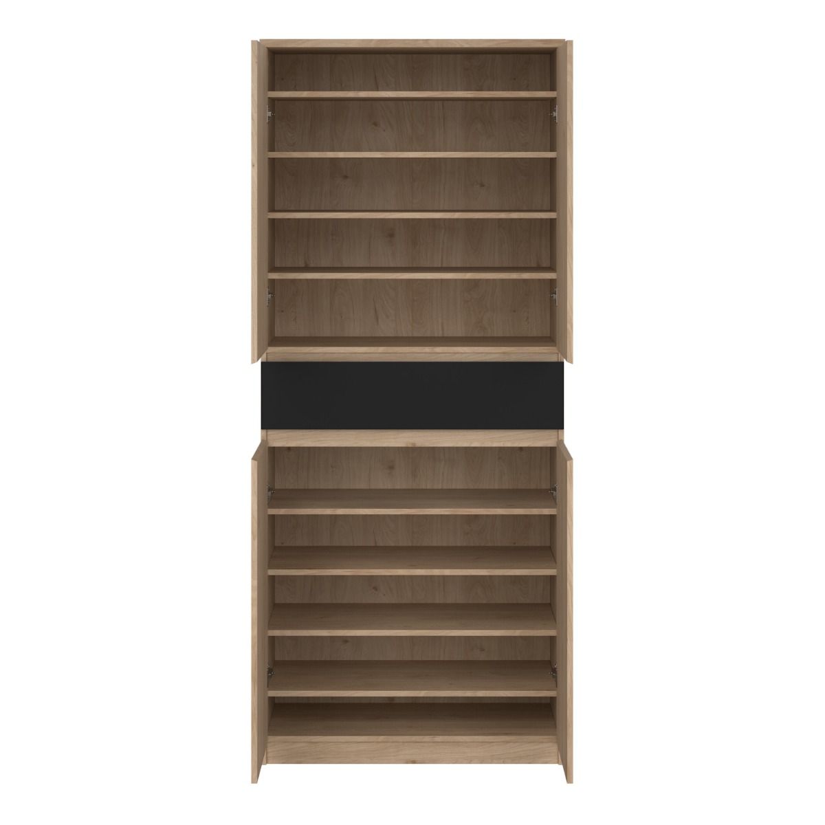 Naia Tall Shoe Cabinet with 4 Doors and 1 Drawer