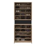 Naia Tall Shoe Cabinet with 4 Doors and 1 Drawer