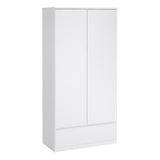 Naia 3 Piece Bedroom Package in White High Gloss
