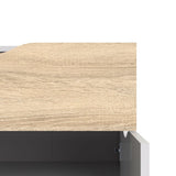 Oslo Sideboard Small 1 Drawer 2 Doors in White and Brown