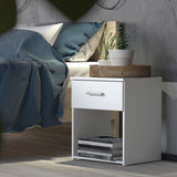 Space Package - Bedside 1 Drawer + Chest of 3 Drawers + Wardrobe with 2 Doors