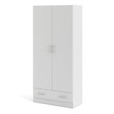 Space Wardrobe with 2 Doors + 1 Drawer