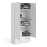 Space Wardrobe with 2 Doors + 1 Drawer