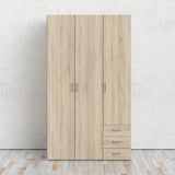 Space Wardrobe - 3 Doors 3 Drawers