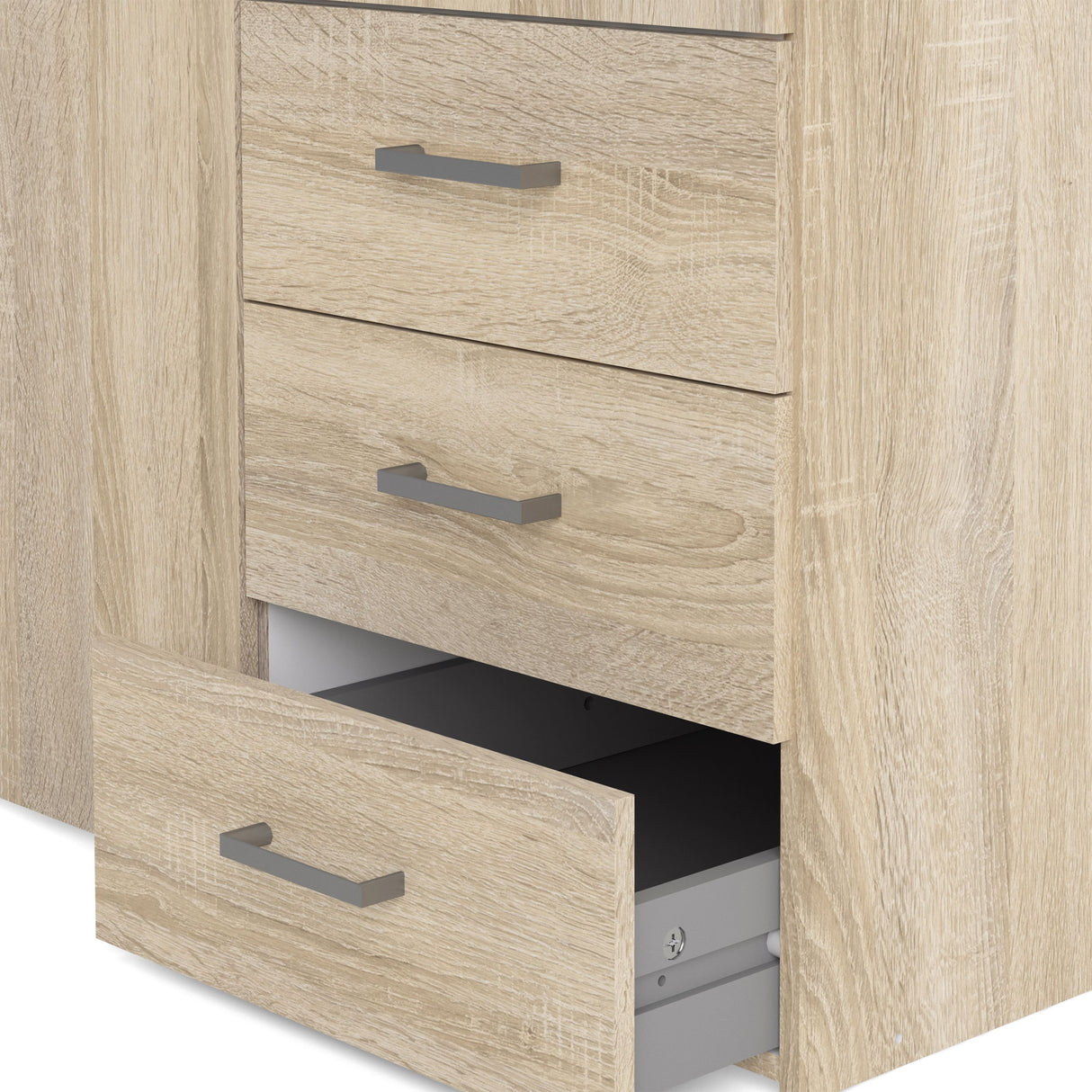 Space Wardrobe - 3 Doors 3 Drawers