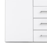 Space Wardrobe - 4 Doors 3 Drawers