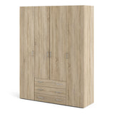 Space Wardrobe - 4 Doors 3 Drawers