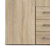 Space Wardrobe - 4 Doors 3 Drawers