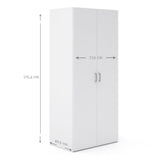 Space Wardrobe with 2 doors White