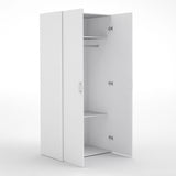 Space Wardrobe with 2 doors White
