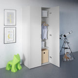 Space Wardrobe with 2 doors White