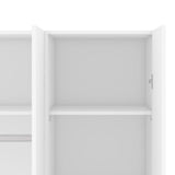 Space Wardrobe with 3 doors White