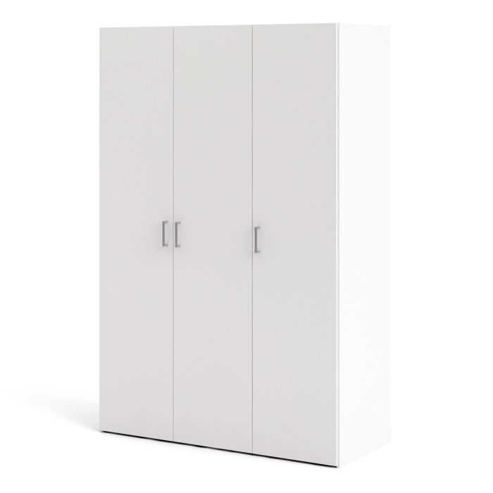 Space Wardrobe with 3 doors White