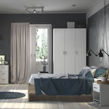 Space Wardrobe with 3 doors White