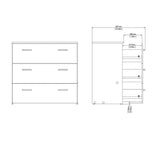 Space Chest of 3 Drawers