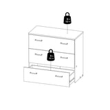 Space Chest of 3 Drawers
