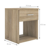 Space Bedside 1 Drawer