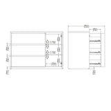 Next Sideboard with 1 Door and 3 Drawers