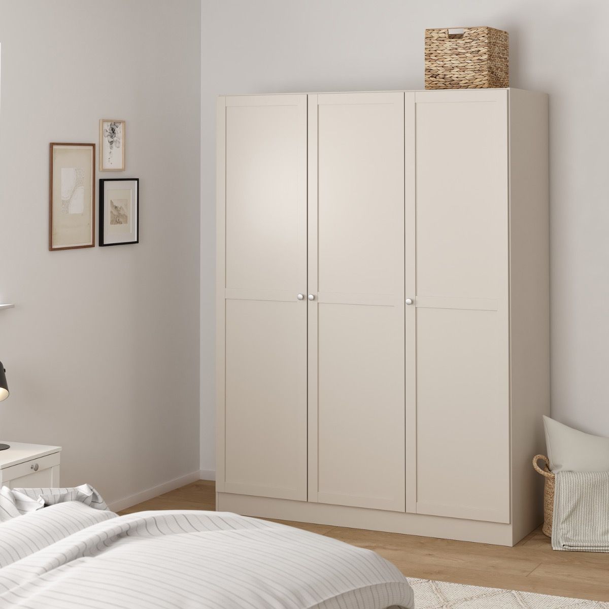 Brande Wardrobe with 3 Frame Doors