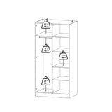 Brande Wardrobe 2 Frame Doors