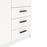 Sprint Wardrobe with 2 Doors + 3 Drawers