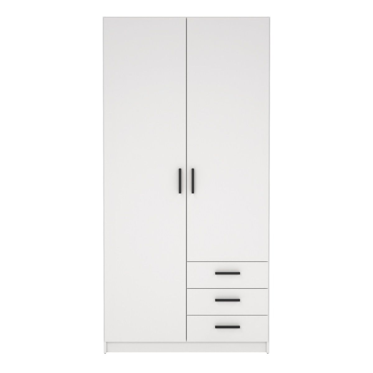 Sprint Wardrobe with 2 Doors + 3 Drawers