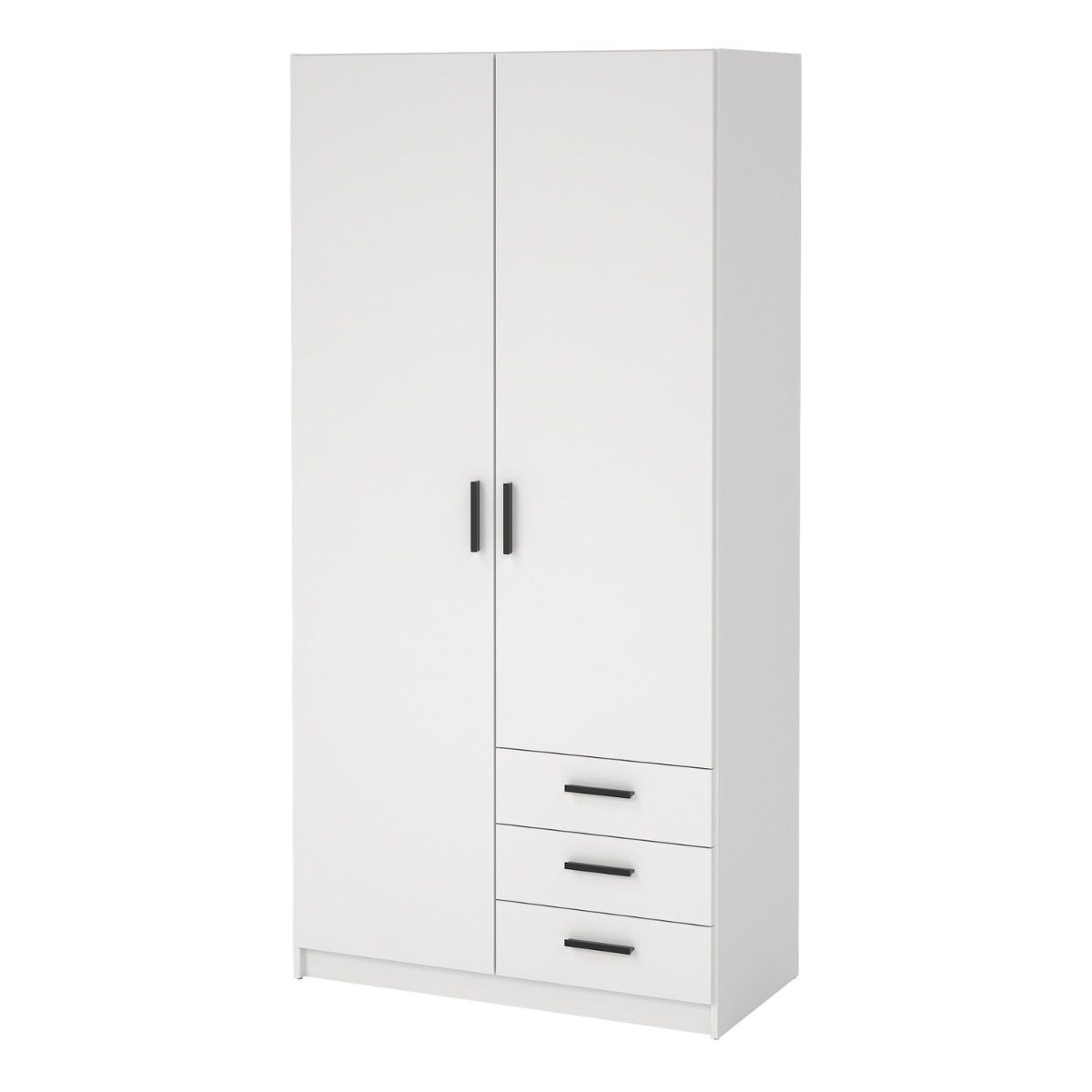 Sprint Wardrobe with 2 Doors + 3 Drawers