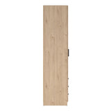 Sprint Wardrobe with 2 Doors + 3 Drawers