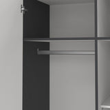 Sprint Wardrobe with 2 Doors + 3 Drawers