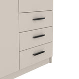 Sprint Wardrobe with 2 Doors + 3 Drawers