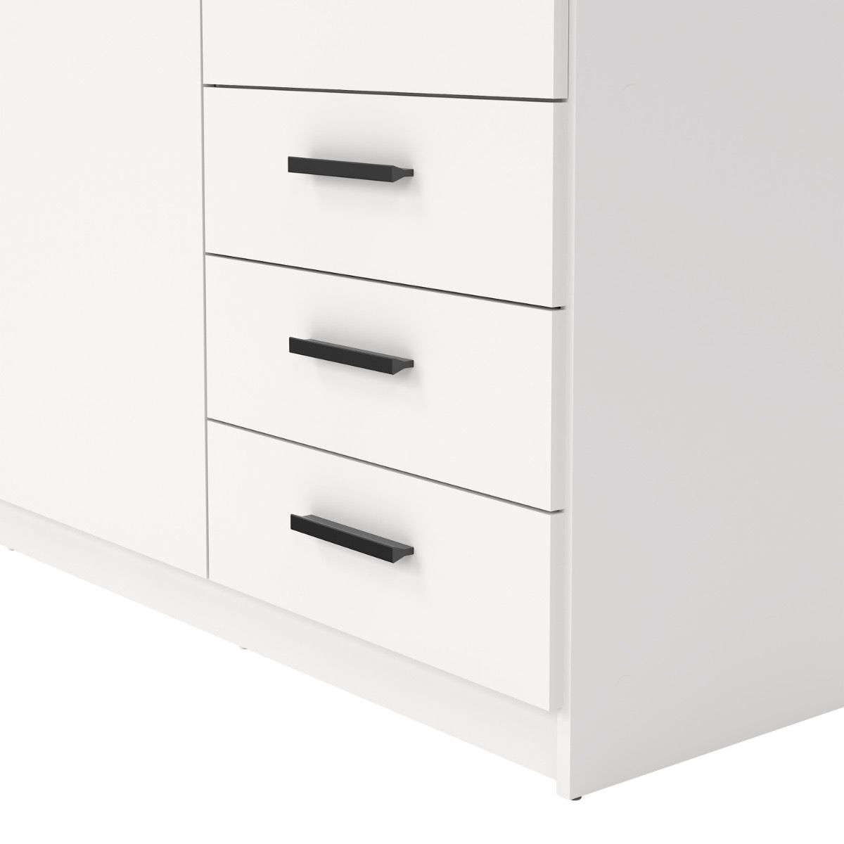 Sprint Wardrobe with 3 Doors + 3 Drawers