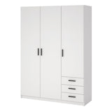 Sprint Wardrobe with 3 Doors + 3 Drawers