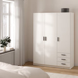 Sprint Wardrobe with 3 Doors + 3 Drawers