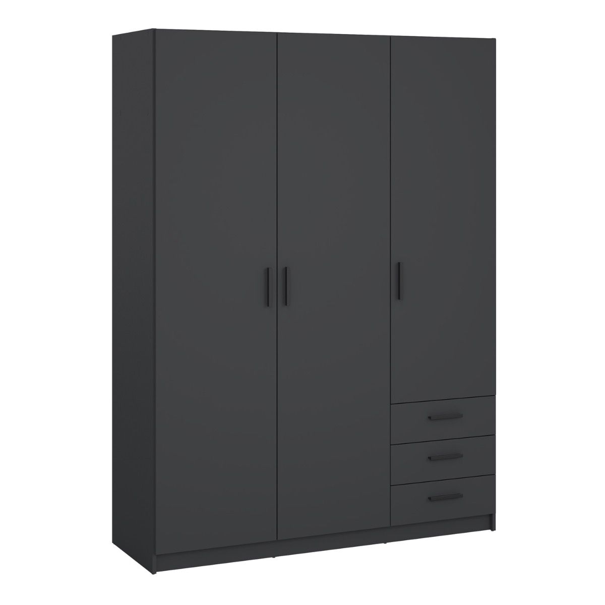 Sprint Wardrobe with 3 Doors + 3 Drawers