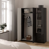 Sprint Wardrobe with 3 Doors + 3 Drawers