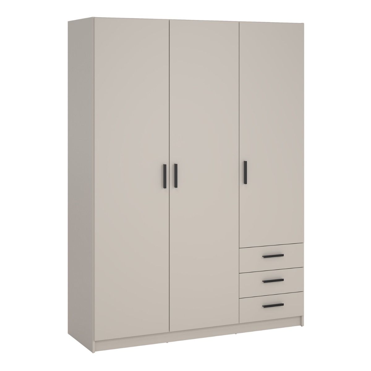 Sprint Wardrobe with 3 Doors + 3 Drawers