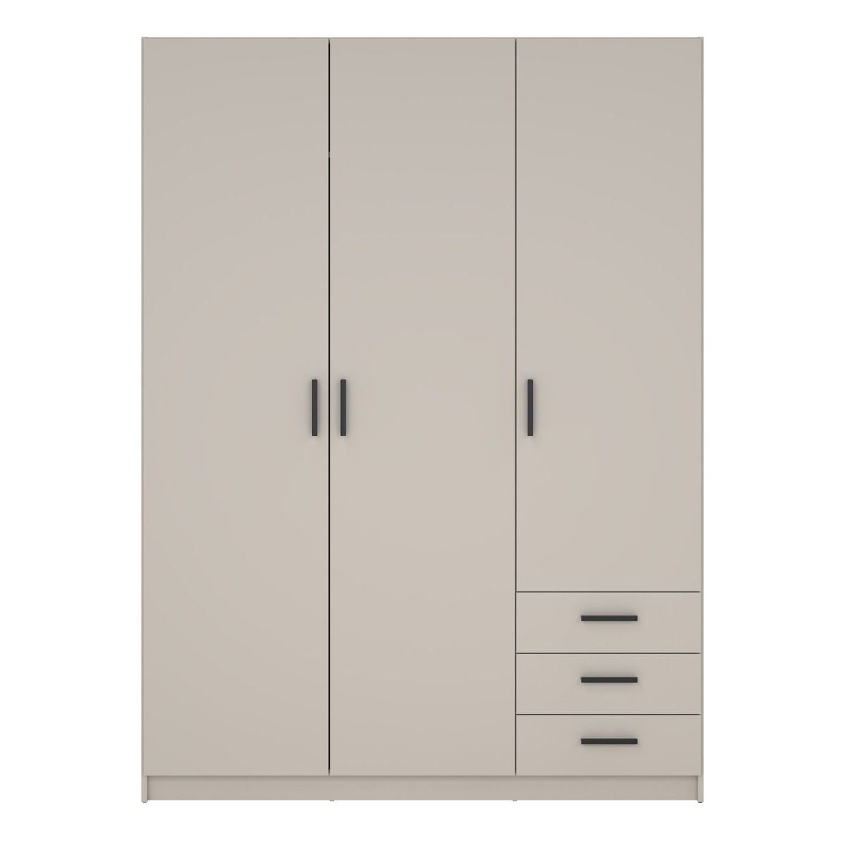 Sprint Wardrobe with 3 Doors + 3 Drawers