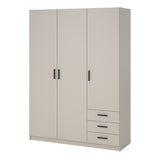 Sprint Wardrobe with 3 Doors + 3 Drawers