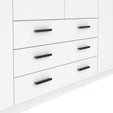 Sprint Wardrobe with 4 Doors + 3 Drawers