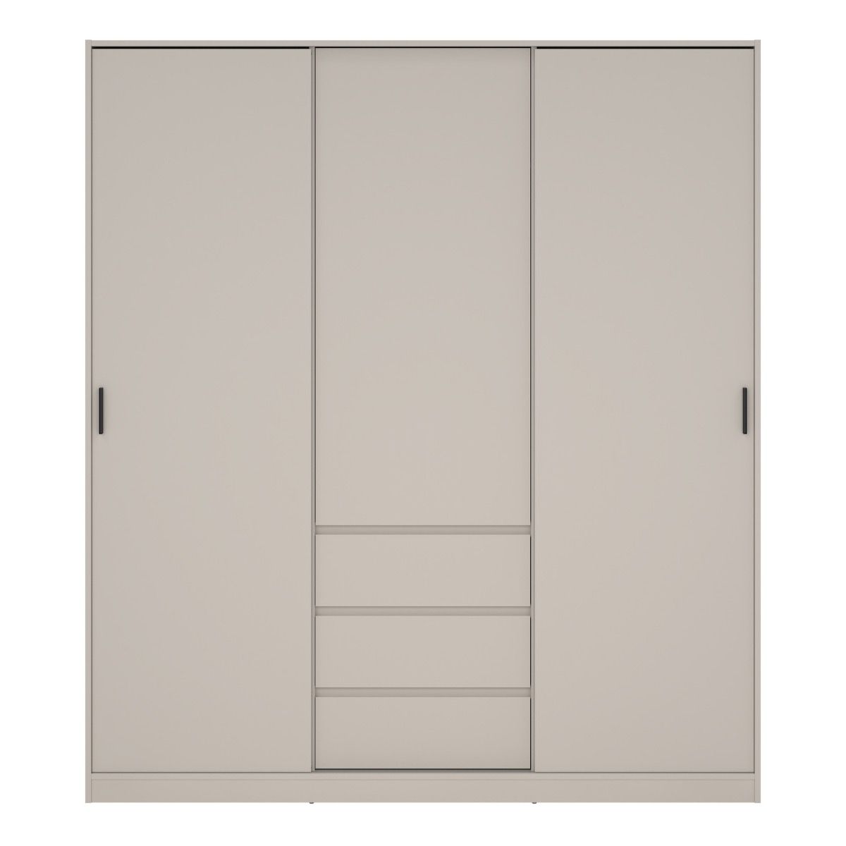 Naia Wardrobe with 2 Sliding Doors 1 Door 3 Drawers