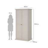 Paris Wardrobe with 2 Doors