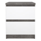 Naia Bedside 2 Drawers